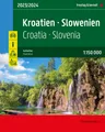 Kroatien - Slowenien, Autoatlas 1:150.000, freytag & berndt  ... 9783707922042