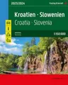 Kroatien - Slowenien, Autoatlas 1:150.000, freytag & berndt, freytag & bern ...