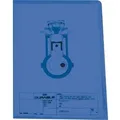 Sichthüllen A4 PP 150my PP VE=50 Stück blau