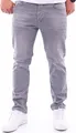 Reslad Jeans-Herren Slim Fit Basic Style Stretch-Denim Jeans-Hose RS-2063 Grau W38 / L34
