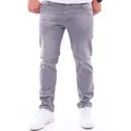 Reslad Stretch-Jeans Reslad Jeans-Herren Slim Fit Basic Style Stretch-Denim Jeans-Hose Stretch Jeans-Hose Slim Fit grau 38