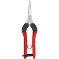 FELCO 322 Ernteschere mit langer Reichweite, 46 mm verchromte Klinge, 10 mm Schnitt, ergonomische Stahlgriffe, Polyurethan-Stoßdämpfer, leicht und präzise, für Gärtner, Floristen, Winzer