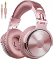 Over Ear Kopfhörer Rosa Gold 50mm Abnehmbares Kabel Geräuschisolierung Musik