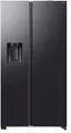 Samsung RS80F66KBFEF Stand Side-by-Side Kombination, 91,2 cm breit, 634 L, NoFrost+, Festwasseranschluss, WiFi, Eis- und Wasserspender, schwarz