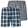 Schiesser Weiter Boxer Boxershorts Multipacks (2er Pack) mit Eingriff, Gummizug bunt 10