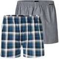 SCHIESSER Herren Web-Boxershorts, 2er Pack - Webware, Unterhose, Baumwolle