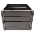 KHW | Hochwertiges Hochbeet | Demeter M | platzsparend | 82 × 82 × 61 cm - 336 Liter | ideal für Urbane Gärten | nachhaltiges Gärtnern | fördert