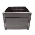 KHW | Hochwertiges Hochbeet | Demeter M | platzsparend | 82 × 82 × 61 cm - 336 Liter | ideal für Urbane Gärten | nachhaltiges Gärtnern | fördert gesunde Ernten | Made in Germany