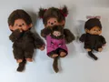 3x Monchhichi Puppe Original