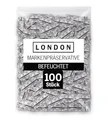 London Q600 Feucht Kondome – Sensi-fit Passform für festen Sitz & mit Silikongleitgel befeuchtet – 100er Großpackung (1 x 100 Stück)