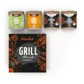 Grill Allrounder Gewürzset | Hähnchen Rub Bio, Kräuterbutter Bio, Fleischallrounder Bio & Patatas Bravas Gewürzzubereitung | Gewürzset ideal zum Verschenken | vom Achterhof