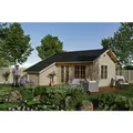 SKANHOLZ Gartenhaus "Esbjerg 3", Holz, BxHxT: 660 x 339 x 720 cm (Außenmaße inkl. Dachüberstand) - beige