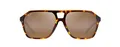 Maui Jim Unisex Sunglasses, hcl Wedges Tortoise w amb, Unica