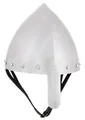 Ulfberth Konischer Nasenhelm -olmuts-, 2 mm Stahl, Größe L - Schaumstoff Kampfhelm - Wikingerhelm - Normannenhelm - Ritterhelm