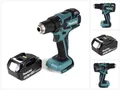 Makita Säulenbohrmaschine DDF 459 M1 Akku Bohrschrauber 18V 45NM + 4,0 Ah Akku - ohne Ladegerät
