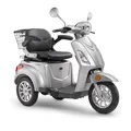 Luxxon E-Dreirad E3800 20 km/h (Mofa-Klasse) silber