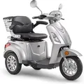 Luxxon Elektro Dreirad E3800 (Silber)