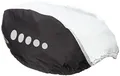 ABUS Regenkappe Toplight für Helme mit hohem Rücklicht – Regenschutz mit reflektierenden Deko-Elementen und Gummizug