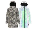 PAIKKA Outdoorjacke Regenmantel für Zweibeiner reflektierend Damen "Human Visibility Rain