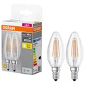 OSRAM LED-Lampen Base CLASSIC B40 Multipack E14 4 W klar, 2 St.