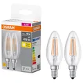 OSRAM LED-Lampen Base CLASSIC B40 Multipack E14 4 W klar, 2 St.