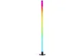 Lightbox Stehlampe, LED Stehleuchte, 150 cm, digitales RGB, Musiksensor, dimmbar, schwarz