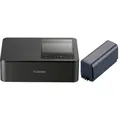 Canon Selphy CP1500 Drucker inkl. Batterie Pack NB-CP2Li Schwarz