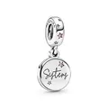 PANDORA Charm Anhänger Schweter "Schwestern für immer" 798012FPC