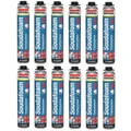 12x Soudal Pistolenschaum 1K 750ml Soudafoam B2 Montageschaum