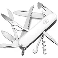 Victorinox, Taschenmesser, Huntsman, 91 mm, weiss, Blister (15 Funktionen, Klinge, Korkenzieher, Dosenöffner, Klinge)