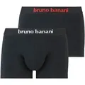 Bruno Banani Boxer Flowing (2er Pack) mit kontrastreichem Logobund rot|schwarz M (5)