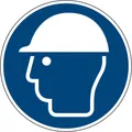Neutralware Hinweisschild M014 Kopfschutz benutzen Hart-PVC (195050800)