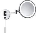 DEUSENFELD WLED1000 - LED Kosmetikspiegel, 10x Vergrößerung, Ø20cm, Tageslicht LEDs, verchromt
