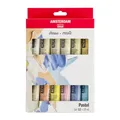 Amsterdam Standard Series Acrylfarben Set | Pastellfarben Set (12 x 20 ml) | Sanfte Pastellfarben | Pastellmalfarben