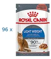 96 x 85 g Royal Canin Light Weight Care (€ 16,91/kg) mit Soße - Katzenfutter