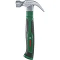 Bosch Klauenhammer 1600A02W7X, 340g Kopfgewicht, mit Fiberglasstiel, gebogene Klaue