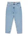 Tommy Jeans Damen Mom Jean Uhr TPR Ai4116 Dw0dw21392 Zugeschnitten, Denim (Denim Light), 29W x 28L