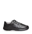 Abeba Halbschuh 711138 - X-Light Glattleder schwarz, 39 EU
