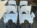 4 Stück Aquatec Pico Duschstuhl mit Armlehnen und Rückenlehne
