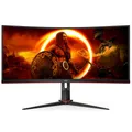 AOC CU34G2XP/BK 86.4 cm (34 Zoll) WQHD Curved Gaming LED Monitor