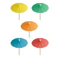 Papstar Deko Picker Eisschirmchen farbig Uni 10cm 144 Stück 1er Pack