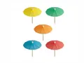 1440 Deko Picker 10 cm farbig sortiert Eisschirmchen uni Eisdekoration Cocktail
