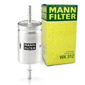 ORIGINAL MANN-FILTER KRAFTSTOFFLFILTER BENZINFILTER WK 512 AUDI SEAT SKODA VW