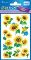 AVERY Zweckform Z Design Sticker "Sonnenblume" 3 Blatt à 10 Sticker