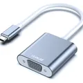 USB C auf VGA Adapter, kompatibel mit MacBook, Dell XPS 17, iPad Pro, Thunder...
