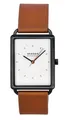 Skagen Hagen Lederarmband weißes Zifferblatt Quarz SKW6929 Herrenuhr