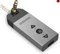 MaedHawk Bluetooth Aux Adapter, Aux auf Bluetooth 5.2 Empfänger mit Drehbarer