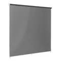 Ventanara® Außenrollo Screen Rollo Senkrechtmarkise Balkonrollo Sichtschutz Rollo Beschattung 100 x 140 cm Anthrazit