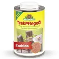 Neudorff TeakPflegeÖl – Pflegt, verschönert und schützt Hartholz-Gartenmöbel, Zäune und weitere Hölzer im Außen- und Innenbereich, farblos, 500 ml