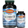 Carlson, Norwegisch, Lachsöl, 500 mg, 180 + 50 Soft Gels (250 mg pro Soft Gel)